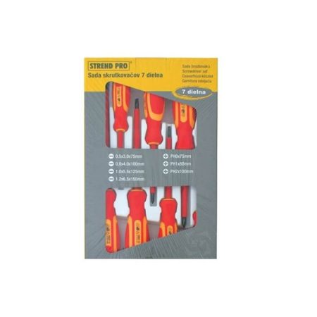 Set surubelnite electricieni Strend Pro YF20719, 7 buc, VDE 1000V, Cr-V