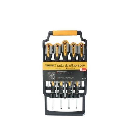 Set profesional surubelnite Strend Pro 372-209, 9 piese, Suport