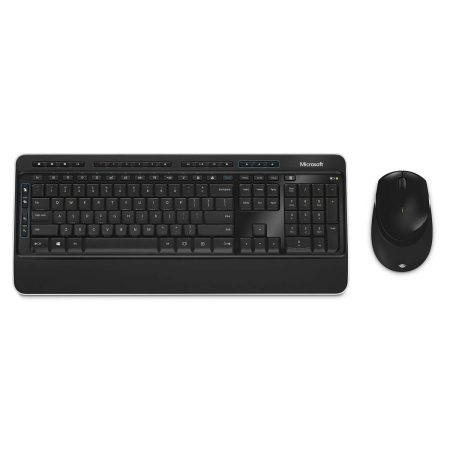 Kit Tastatura + Mouse Microsoft Desktop 3050, Wireless, Negru