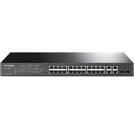 Switch TP-Link T1500-28PCT, 24 porturi, 10/100 mb/s + 4 Gigabit RJ-45