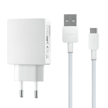 Incarcator retea Huawei 2451968, MicroUSB, Alb