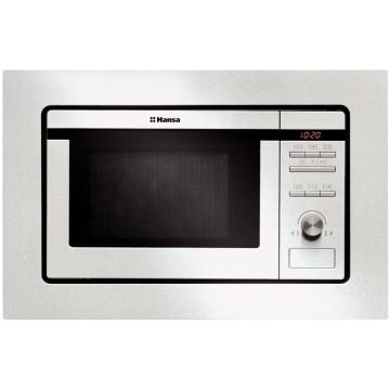 Cuptor cu microunde incorporabil Hansa AMM20BEIH, 20 l, 800 W, Grill