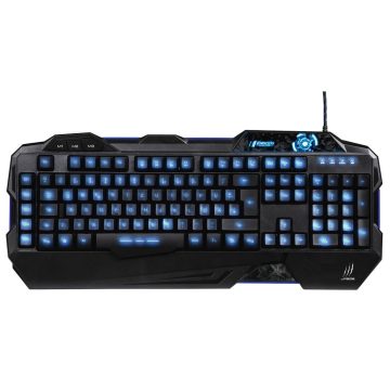 Tastatura gaming Hama Urage Exodus Macro, Iluminata, Negru