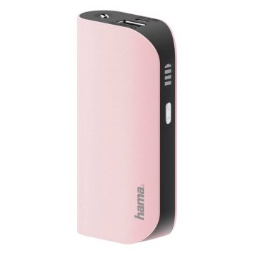 Acumulator extern Hama 178217, 5200 mAh, Roz