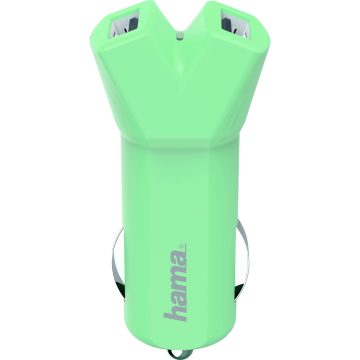 Incarcator auto Hama 178209, USB, Verde