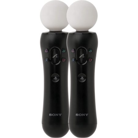 Controller Sony Move Twin Pack pentru PS4, Negru