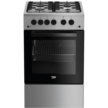 Aragaz pe Gaz Beko FSGT52110DXO, Rotisor, 4 arzatoare