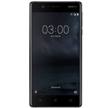Telefon mobil Nokia 3, 16GB, Dual SIM, Negru