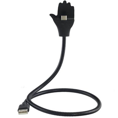 Cablu de date Star 138588, USB - USB Type C, Negru