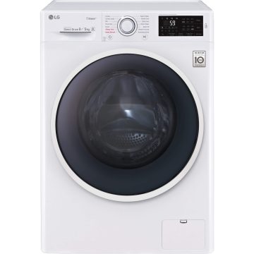 Masina de spalat rufe cu uscator LG F4J6VG0W, 9/5 kg, 1400 RPM, Clasa A