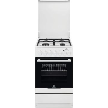 Aragaz mixt Electrolux EKK52950OW, PlusSteam, Grill, 4 arzatoare
