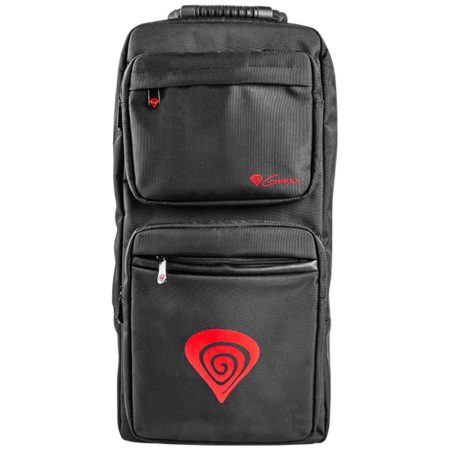 Rucsac gaming Natec Genesis Pallad 300, 15.6", Negru/Rosu