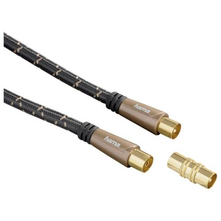 Cablu coaxial Hama 122426, Coaxial male - Coaxial female, 3 m
