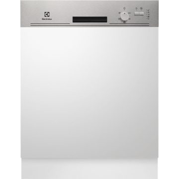 Masina de spalat vase semi-incorporabila Electrolux ESI5205LOX, 13 seturi, 5 programe, Clasa F