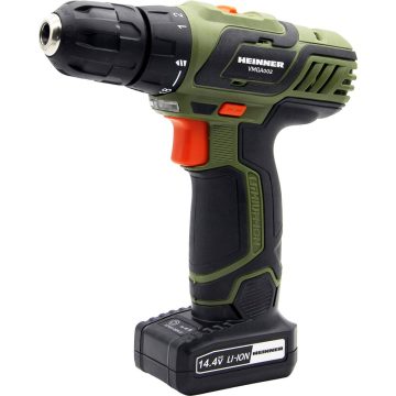Masina de gaurit cu acumulator Heinner VMGA002, 1400 RPM, 14.4 V