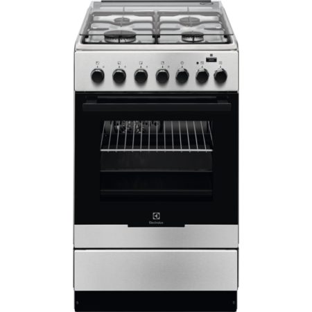 Aragaz mixt Electrolux EKK52950OX, PlusSteam, Cuptor electric, Grill, 4 arzatoare