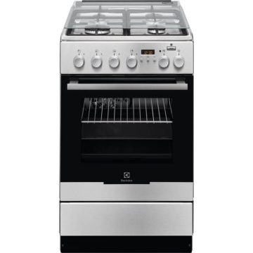 Aragaz Electrolux EKK54955OX, PlusSteam, Grill, Cuptor electric, 4 arzatoare