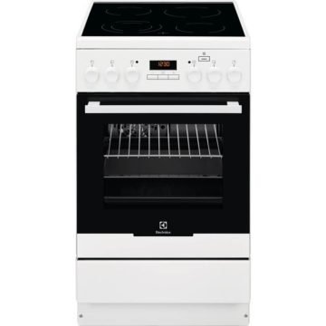 Aragaz electric Electrolux EKC54950OW, PlusSteam, Vitroceramic, Clasa A