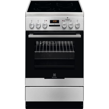 Aragaz electric Electrolux EKC54952OX, PlusSteam, Vitroceramic, Clasa A