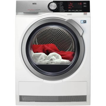 Uscator de rufe AEG T8DBC49S, Pompa de caldura, 9 kg, Clasa A++