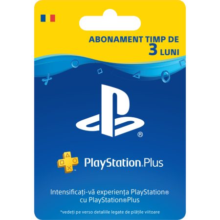 Card abonament PlayStation Plus RO PS4, Membership de 90 zile