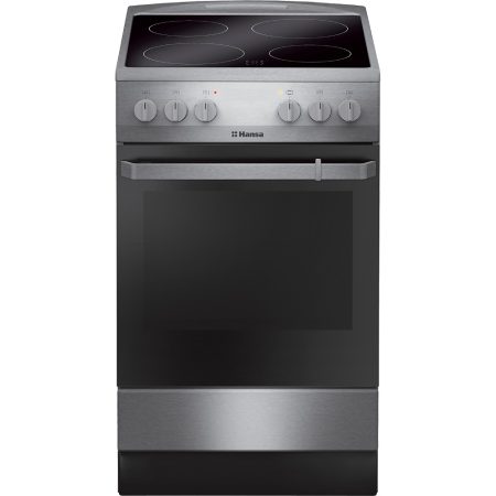 Aragaz electric Hansa FCCX580009, Vitroceramica, Grill, Clasa A