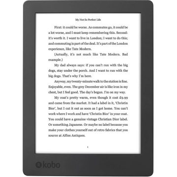 E-Book Reader Kobo Aura H2O Edition 2, 6.8 inch, 8GB, Wi-Fi, Negru