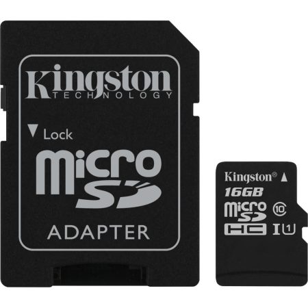 Card de memorie Kingston SDCS/16GB, 16GB, Clasa 10 + Adaptor