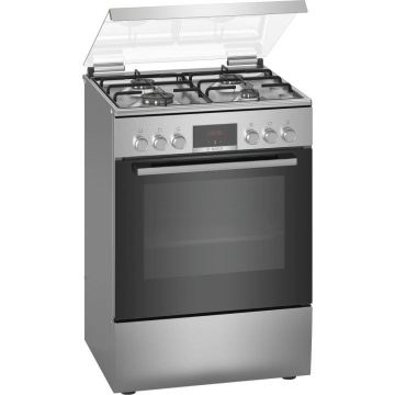 Aragaz mixt Bosch HXN39BD50, Cuptor electric, 4 arzatoare, Clasa A