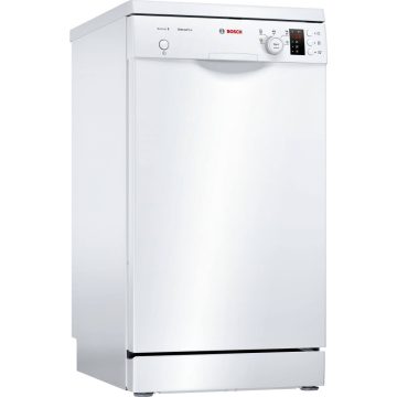 Masina de spalat vase slim Bosch SPS25CW05E, 9 seturi, 5 programe, Clasa F (clasificare energetica veche Clasa A+)