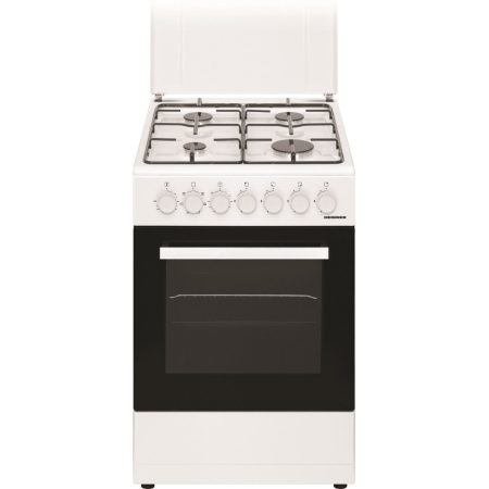 Aragaz mixt Heinner HFSC-M60LITGC-WH, Grill, 4 arzatoare