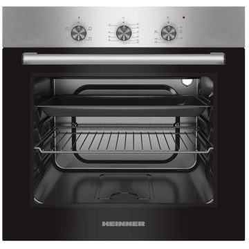 Cuptor incorporabil Heinner HBO-S624LTG-IX, Electric, 62 l, Grill, Clasa A