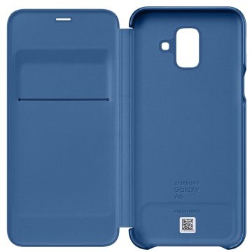 Husa Flip Wallet Samsung pentru Galaxy A6 2018, Albastru