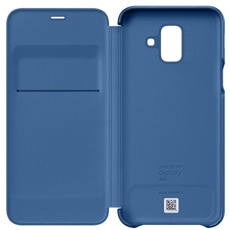 Husa Flip Wallet Samsung pentru Galaxy A6 2018, Albastru