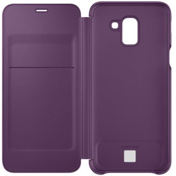 Husa Flip Wallet Samsung pentru Galaxy J6 2018, Mov