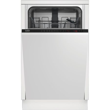 Masina de spalat vase slim incorporabila Beko DIS25010, 10 seturi, 5 programe, Clasa A+