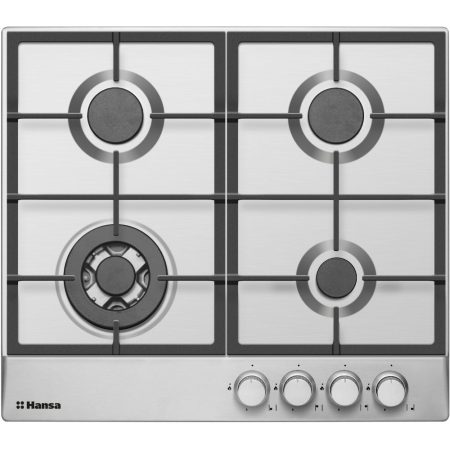 Plita incorporabila Hansa BHGI61159, Gaz, Aprindere electrica, 4 arzatoare, WoK