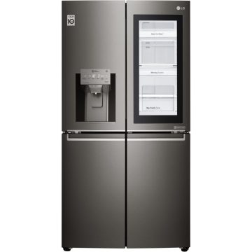 Side by Side LG InstaView GMX936SBHV, Multi Door, No Frost, 571 l, Clasa A+