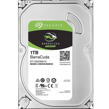 HDD Seagate BarraCuda, 1TB, 7200rpm, 64MB cache, SATA III