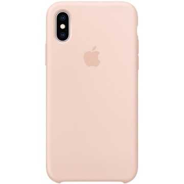 Carcasa de protectie Apple MTF82ZM/A Silicone pentru iPhone Xs, Roz