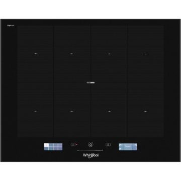 Plita incorporabila Whirlpool SMP 658C/BT/IXL, Inductie, Vitroceramica, 8 zone de gatit