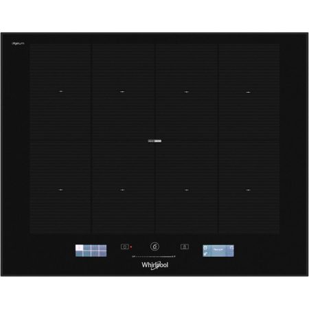 Plita incorporabila Whirlpool SMP 658C/BT/IXL, Inductie, Vitroceramica, 8 zone de gatit