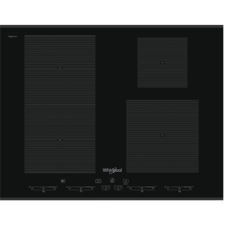 Plita incorporabila Whirlpool SMC 654 F/BT/IXL, Inductie, Vitroceramica, 5 zone de gatit