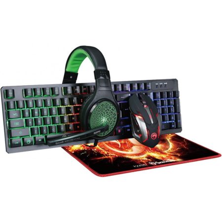 Kit Gaming Marvo CM450 4 in 1 (Tastatura + Mouse + Casti + Mousepad)