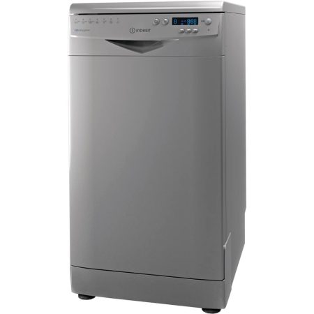 Masina de spalat vase slim Indesit DSR57H96ZS, 10 seturi, 7 programe, Clasa A++