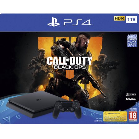 Consola Sony PS4 Slim (Playstation 4),&nbsp;1TB, Negru + Joc Call of Duty: Black Ops 4