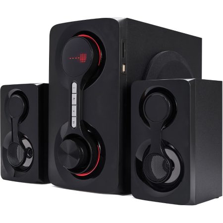 Sistem audio Serioux SoundRise 2.1, 60W, Bluetooth, Negru