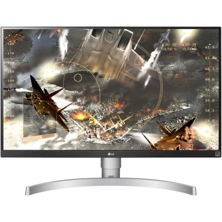 Monitor Gaming LED LG 27UK650-W, 27", 4K UHD(3840 x 2160),&nbsp;Display Port, HDMI, FreeSync, Flicker Safe, HDR, Argintiu/Alb