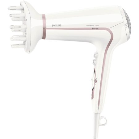 Uscator de par Philips HP8232/00, 2200 W, 2 viteze, 2 trepte temperatura, Alb