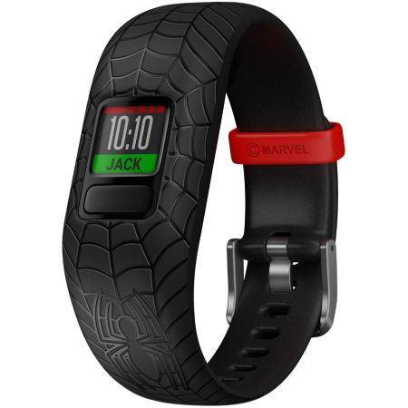 Smartband fitness Garmin VivoFit Jr 2 Spiderman, Negru